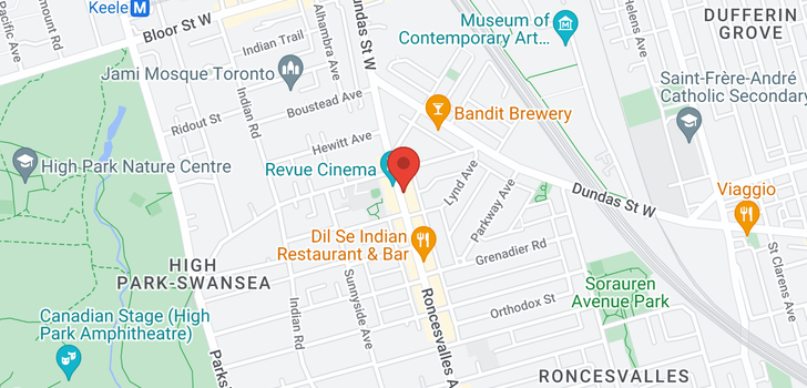 map of 403 RONCESVALLES AVE